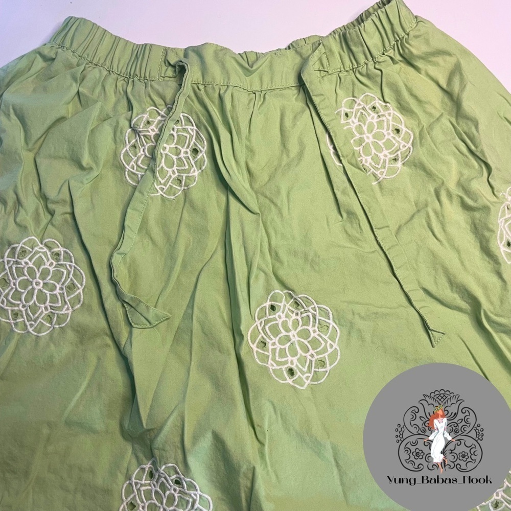 The Children’s Place Girls 10 Spring Green Lined Skirt PRELOVED